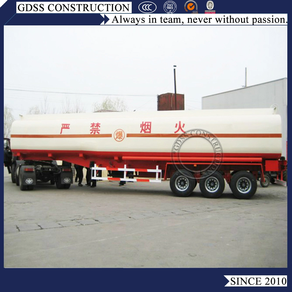 Zwei oder drei Achsen 45000 Liter Aluminium Tanker Semi Trailer