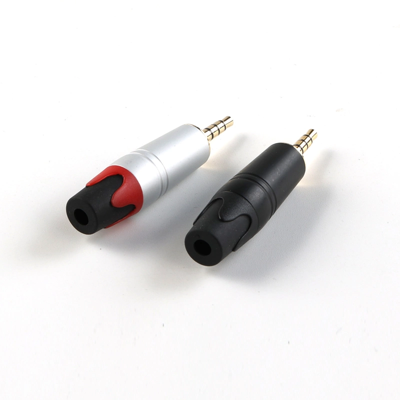 3.5mm Trrs 4-Pole Male Plug Adapter for DIY Headset Headphone Earphone Cable Connector