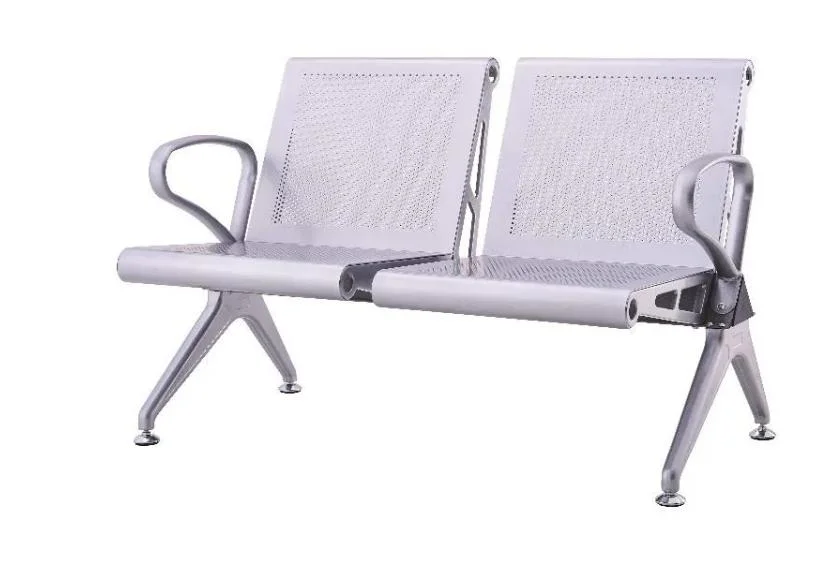 Long Bench Iron Row Chair Waiting Infusion Airport Rest Waiting Chair