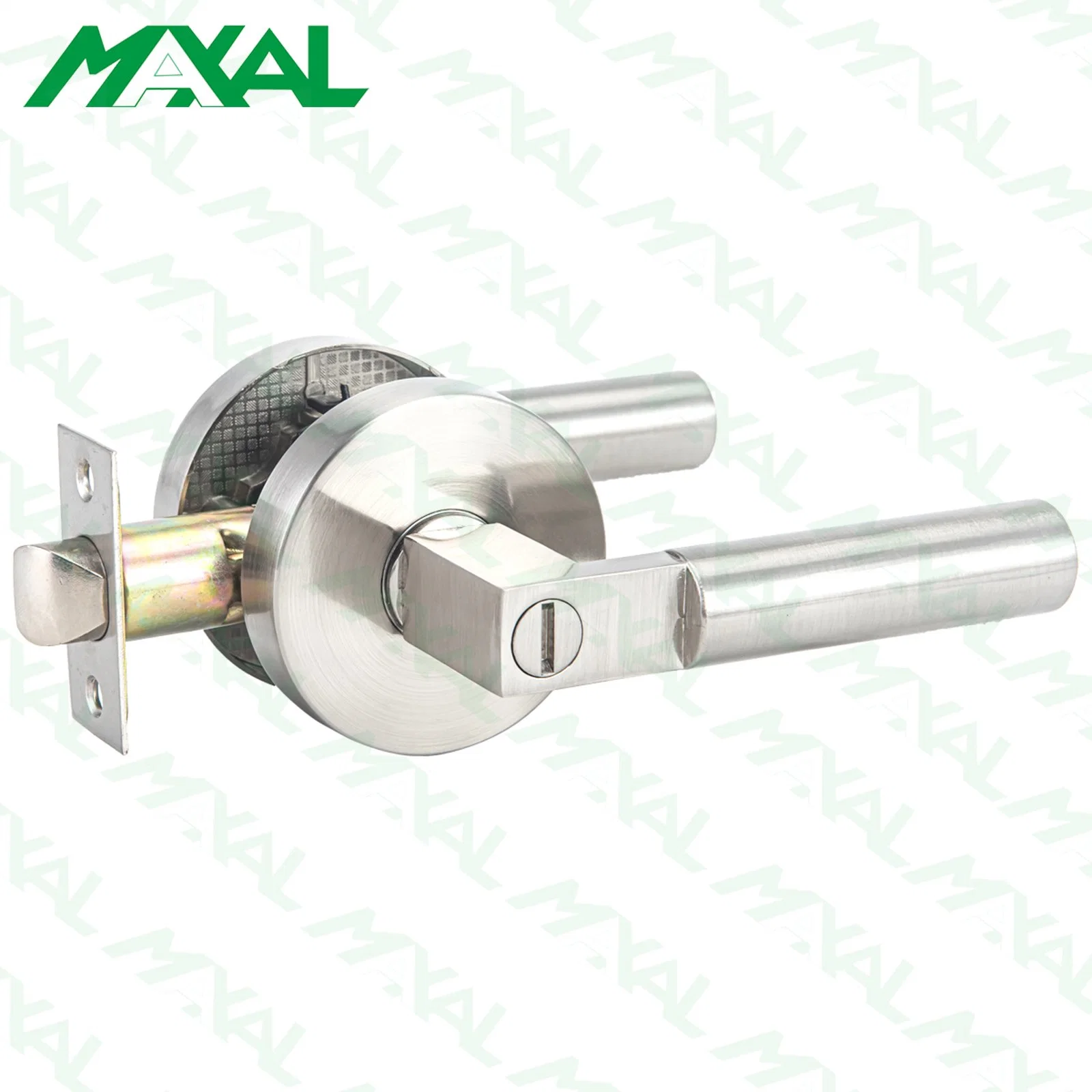 Maxal Heavy Duty Lever Set Round Handle Privacy Door Lock