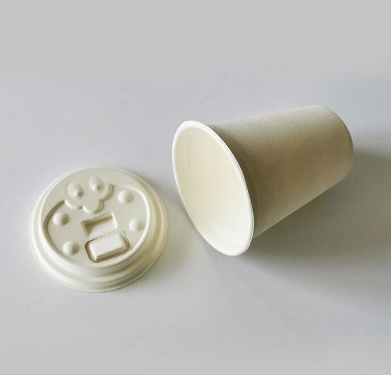 Disposable Bagasse Degradable Paper Cup Coffee Milk Tea Water Cup