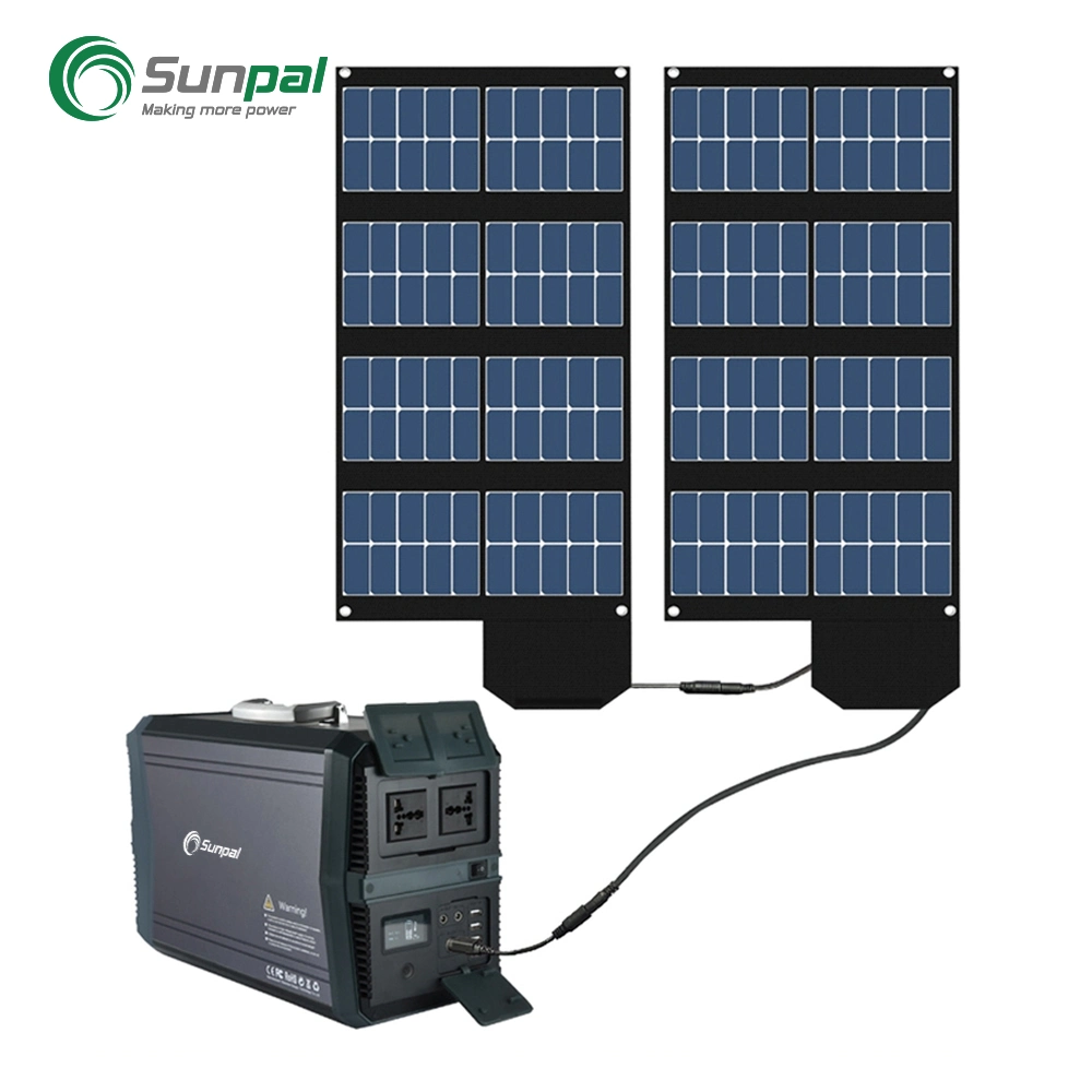 Small Solar Power Protable Station 1500W 417600Mah Lithium ion Battery Backup Generator All In One With 5 Pieces AC Port