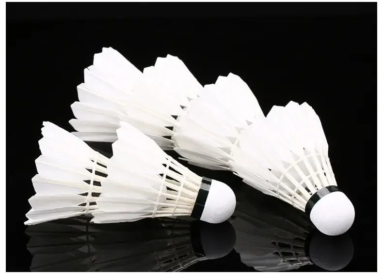 Wholesale Best Recommended Premium Durable Goose Feather Badminton Shuttlecock for Practice