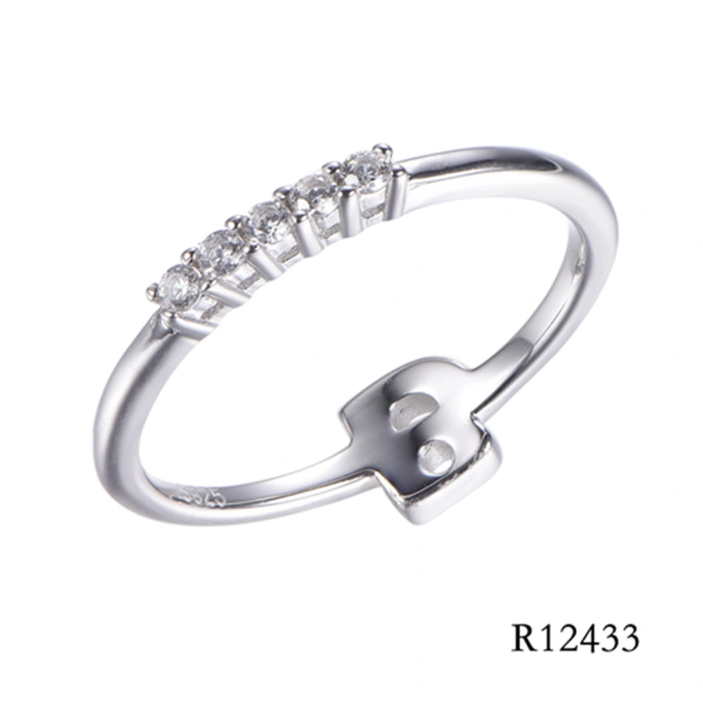 New Design 925 Sterling Silver with CZ Simple Ring jewellery