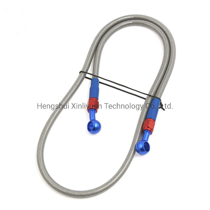 3an An3 an-3 3.2*7.5mm Ss Stainless Steel Braided Hydraulic clutch PTFE Brake Oil Hose Tube Line Cable for Racing Motorcycle ATV