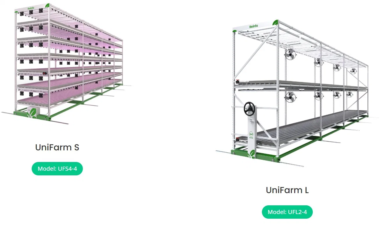 Grow Farm Vertical Plant Growing Rack Systems with Hydroponic System