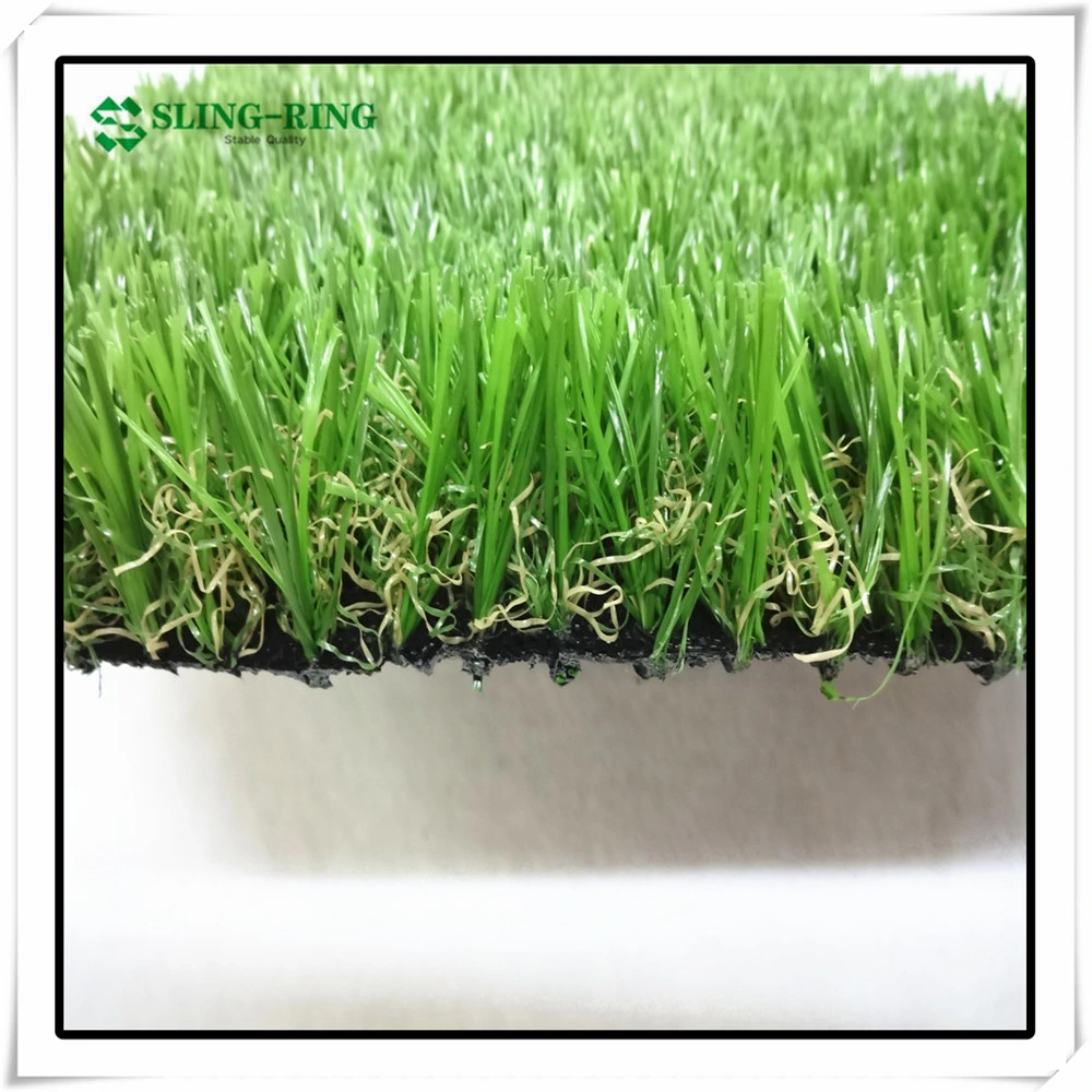 Soccer Artificial Grass Diamond Shape Artificial Grass for Football