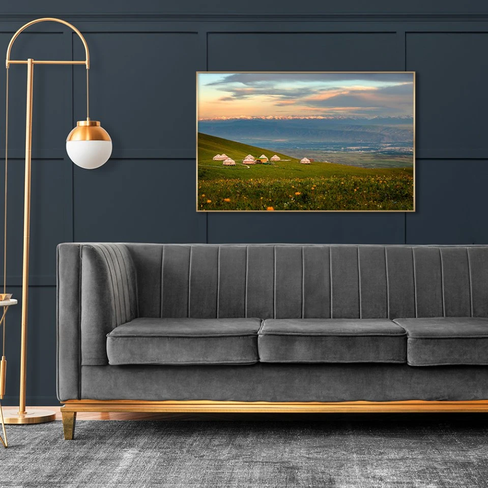 Factory Design Grassland Photography Photos Canvas Printing