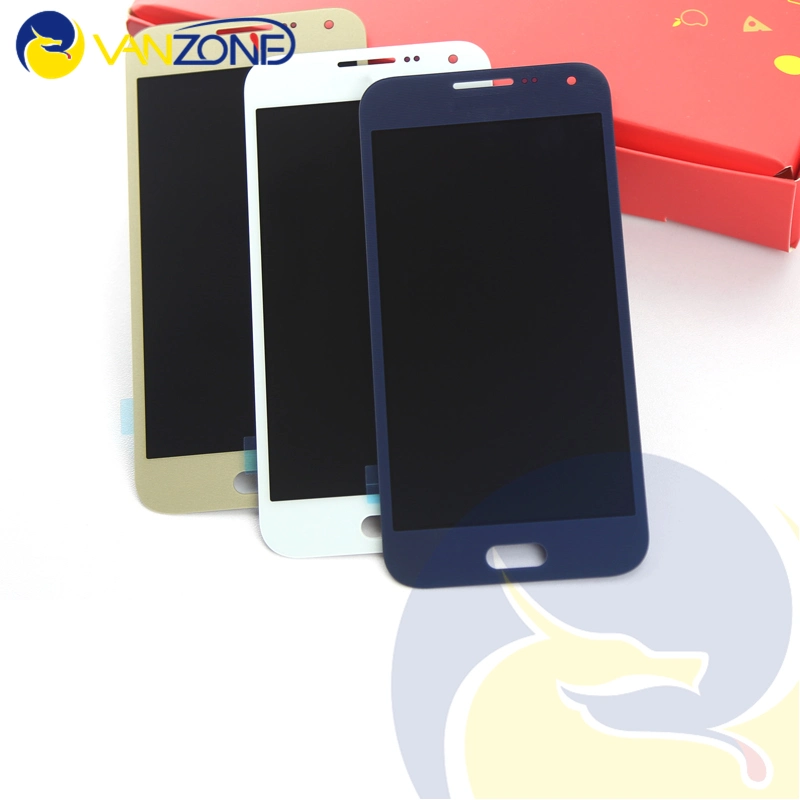 LCD Screen White/Blue New LCD Display Touch Screen Digitizer Assembly for Samsung E5 E500 Free Shipping