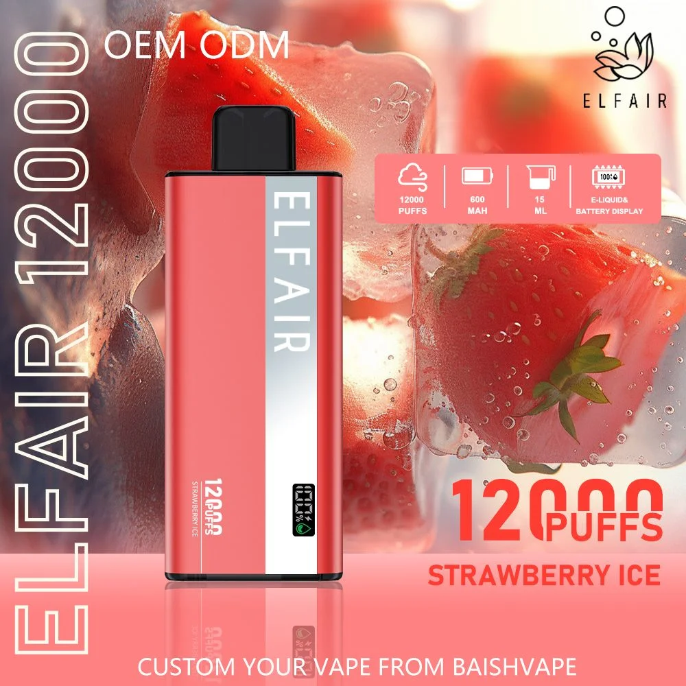 Zbood OEM/ODM Wiederaufladbare Nebel Monster 0 Nikotin Vuse Go Vapor Elfair 12000 Puffs Einweg-Vape