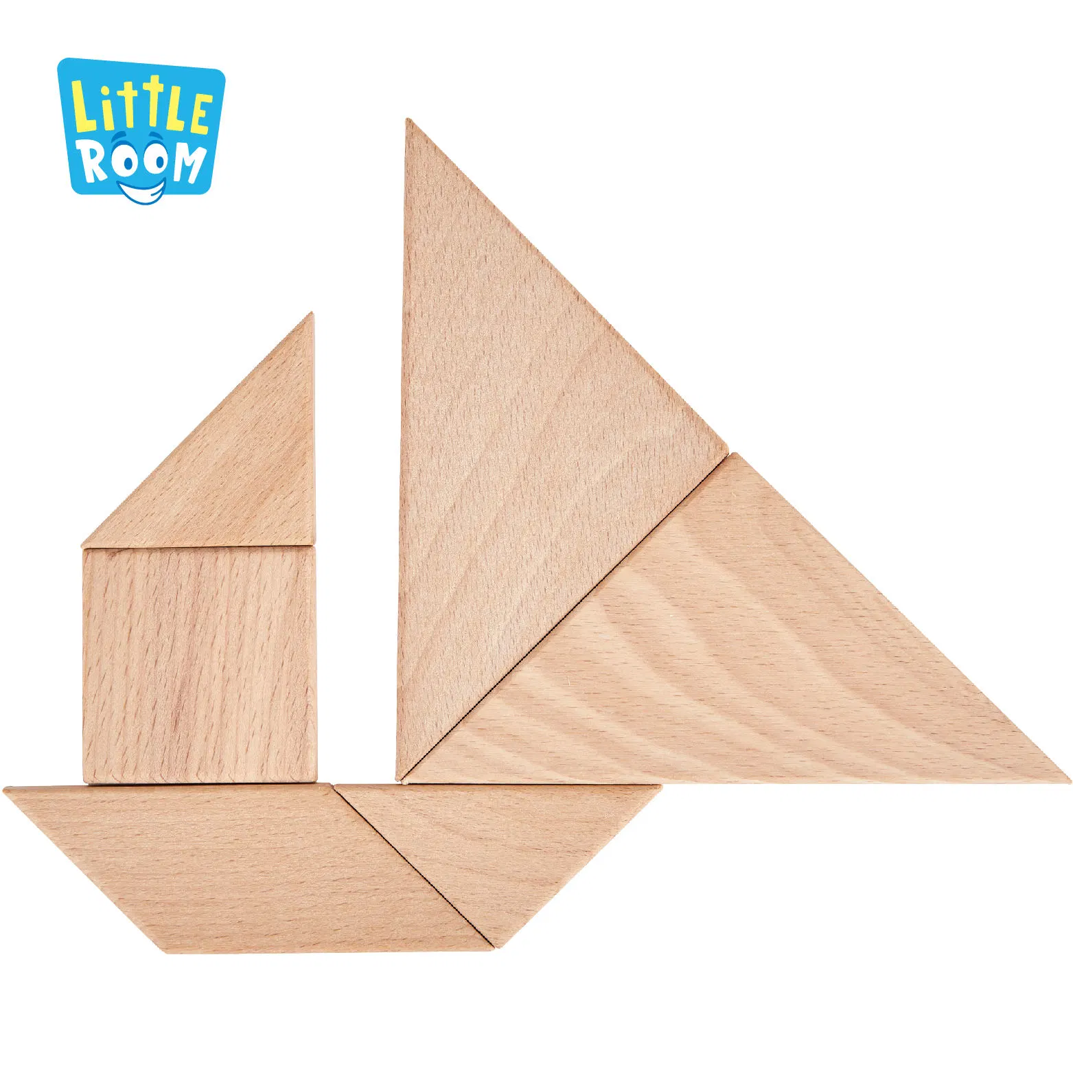 Early Learning Wooden Geometry Color Separation Geometry Mirror Puzzle for Kids