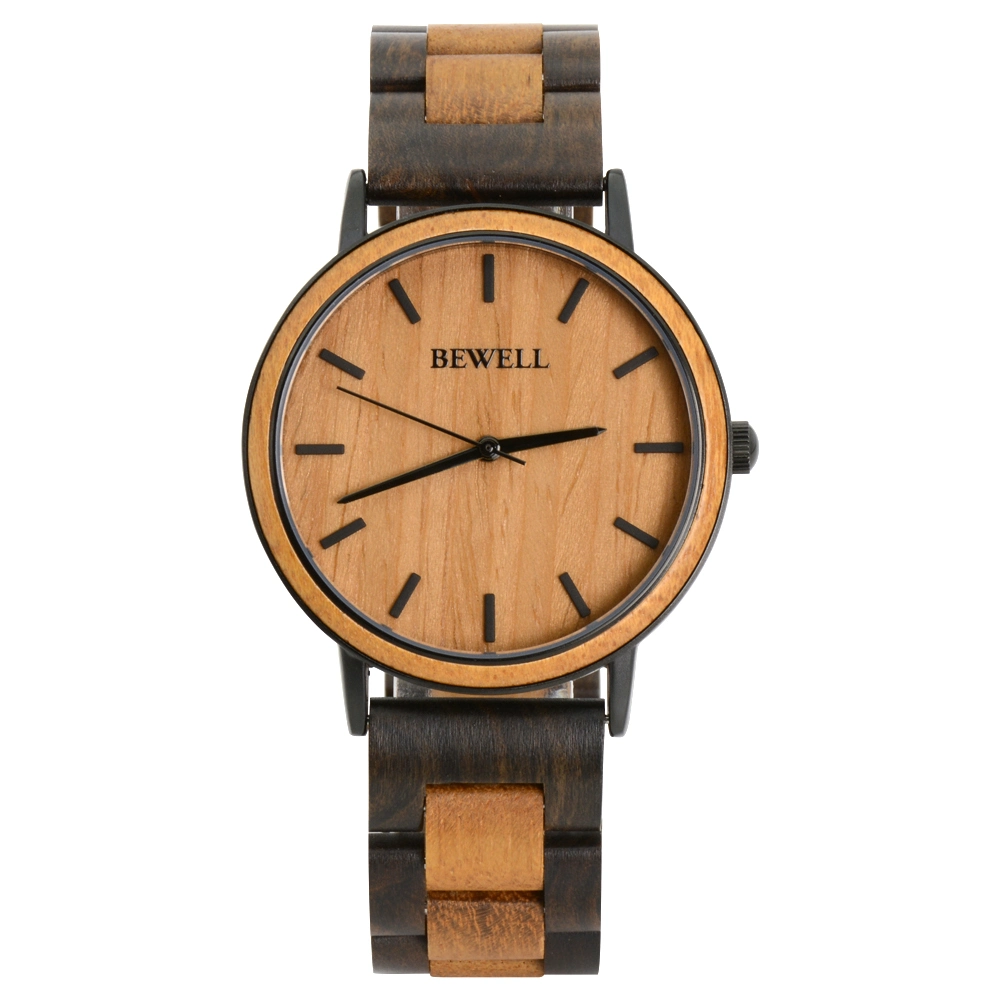 Trending Products 2021 New Arrivals Gold Teak Wood Watch Metal Men Minimalist Watches Wholesale/Suppliers