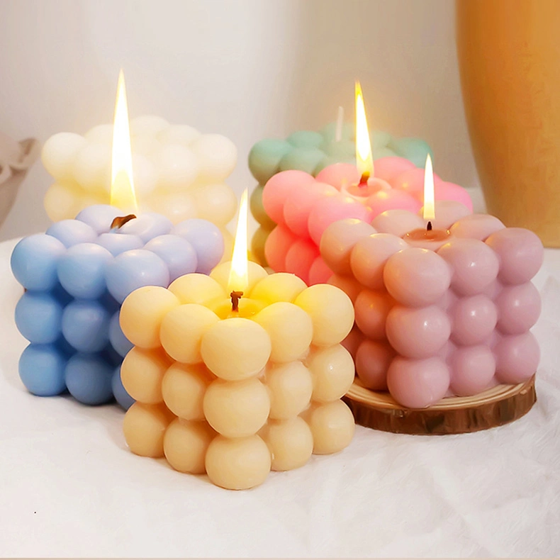 Smokeless Soybean Wax Colorful Home Decoration Lighting Aromatherapy Use Scented Candles in Crystal Glass Jar Wholesale/Supplier Luxury Natural Handmade Scented Candle