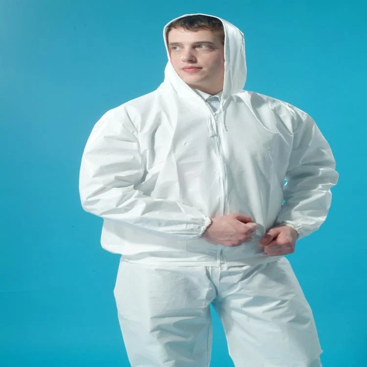 Single Use Coverall Work Uniform Ptrotective Non Woven Work Clothing