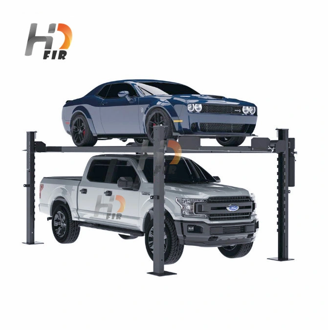 High-end Four Post vertical Mechanical Car Parking Lift Hydro-Park Commercial E parque de estacionamento residencial Lift Equipamento garagem