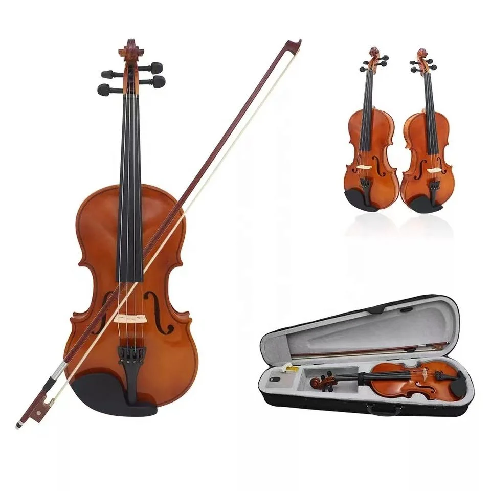 China Big Factory Good Price Ebony 1/8 Acoustic Professional Violin