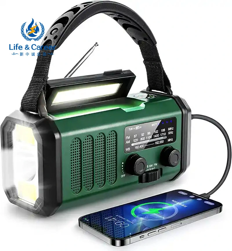 2023 Radio étanche extérieur multifonctionnelle Portable Mini Radio Bluetooth de son Surround avec lampe torche à LED