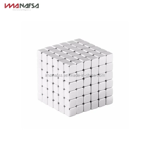 Customized Size 216PCS Sliver NdFeB Neodymium Magnet Toys Magic Cube