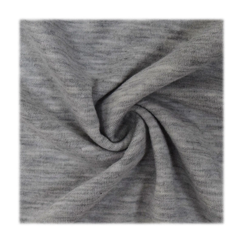 Fashion Soft Elastic Cold Cotton Rayon Grey Fabric