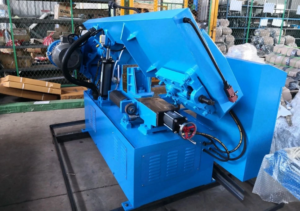 CE Approved Arc Sumore Sea Worthy Wooden Box Steel Band Saw Machine