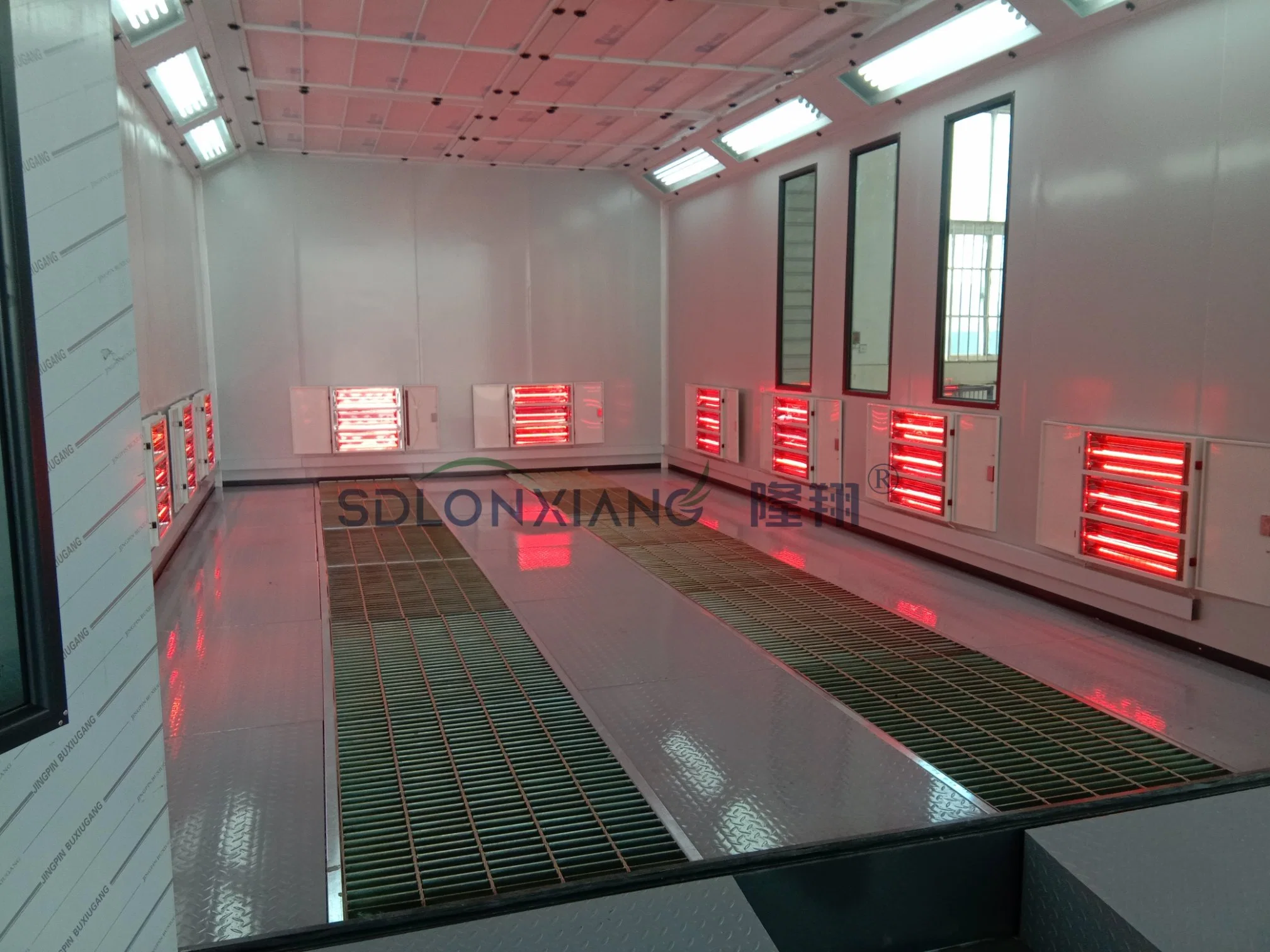 Auto Spray Booth Endothermic Panel Heating Electrical Heat System