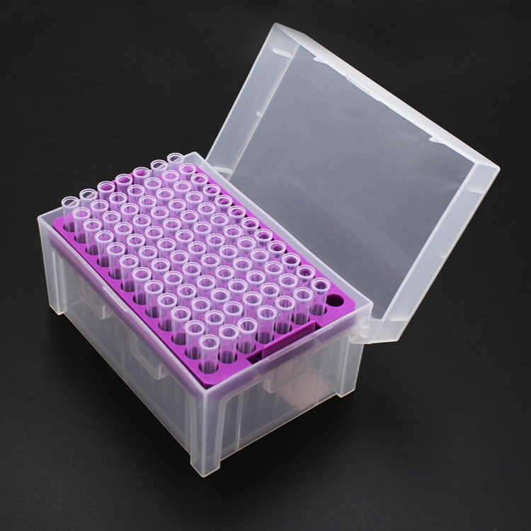 Laboratory Disposable Transfer 100 Wells Rack Pipette Tip Box