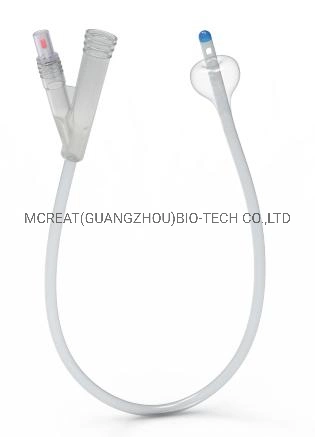 Disposable Medical Consumables Sterile PVC Foley Catheter with Balloon