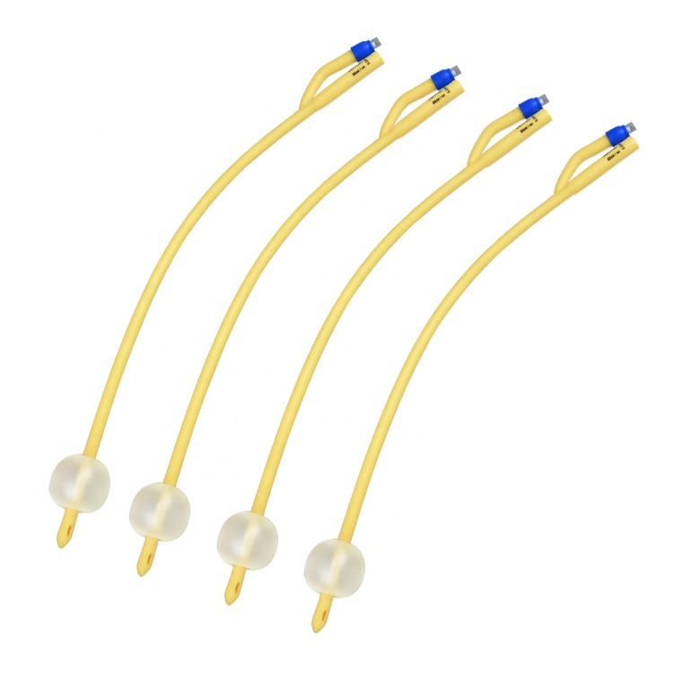 Disposable Latex Foley Catheter with Hard Valve Two Way Urinary Catheter Manufacturer