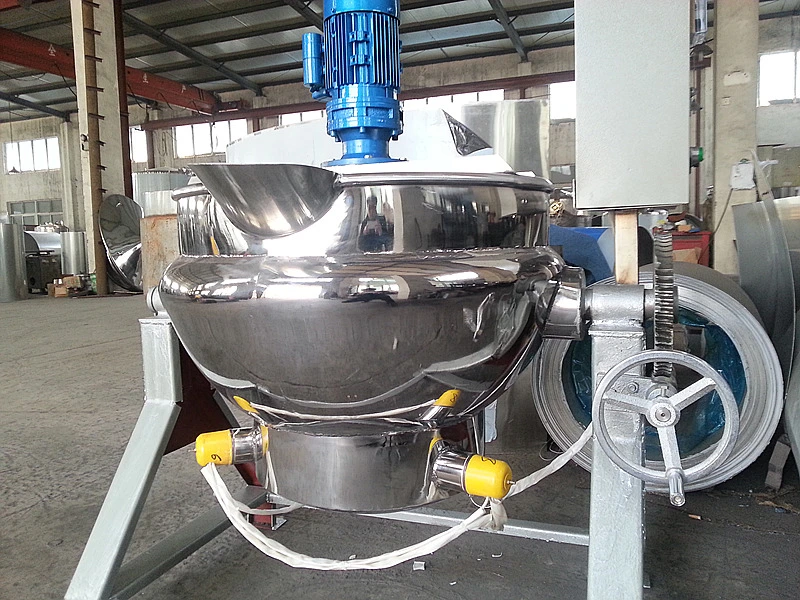 Food Sanitary Stainless Steel Tilting Type Steam Cooking Pot