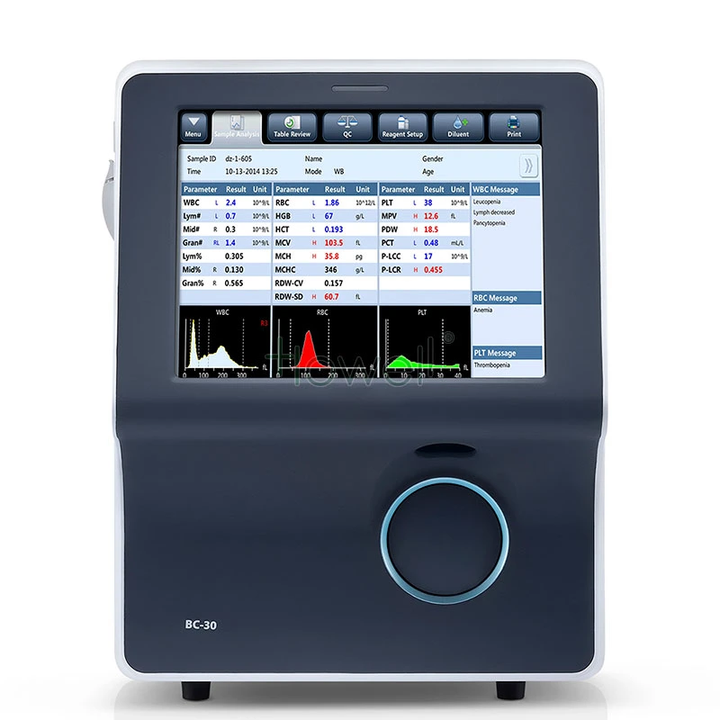 Klinische Analysegeräte Bc-30 Auto Mindray Hämatologie Analysator Preis Hämatologie Analysator