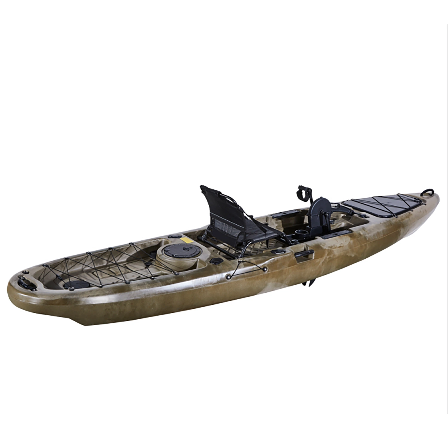 Un solo asiento a una persona 13ft Pedal duro LLDPE Pesca Kayak de plástico