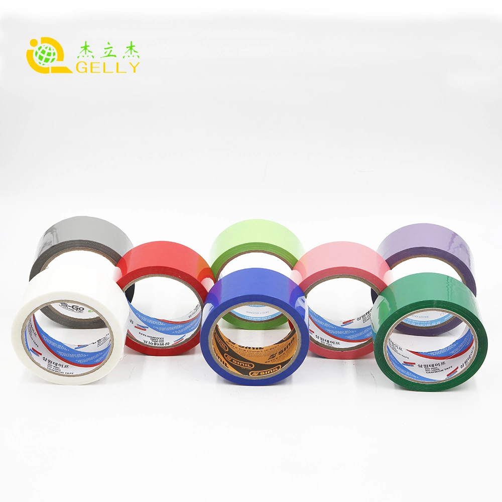 Colorful BOPP Packing Self Adhesive Electrical Insulation Roll Tape