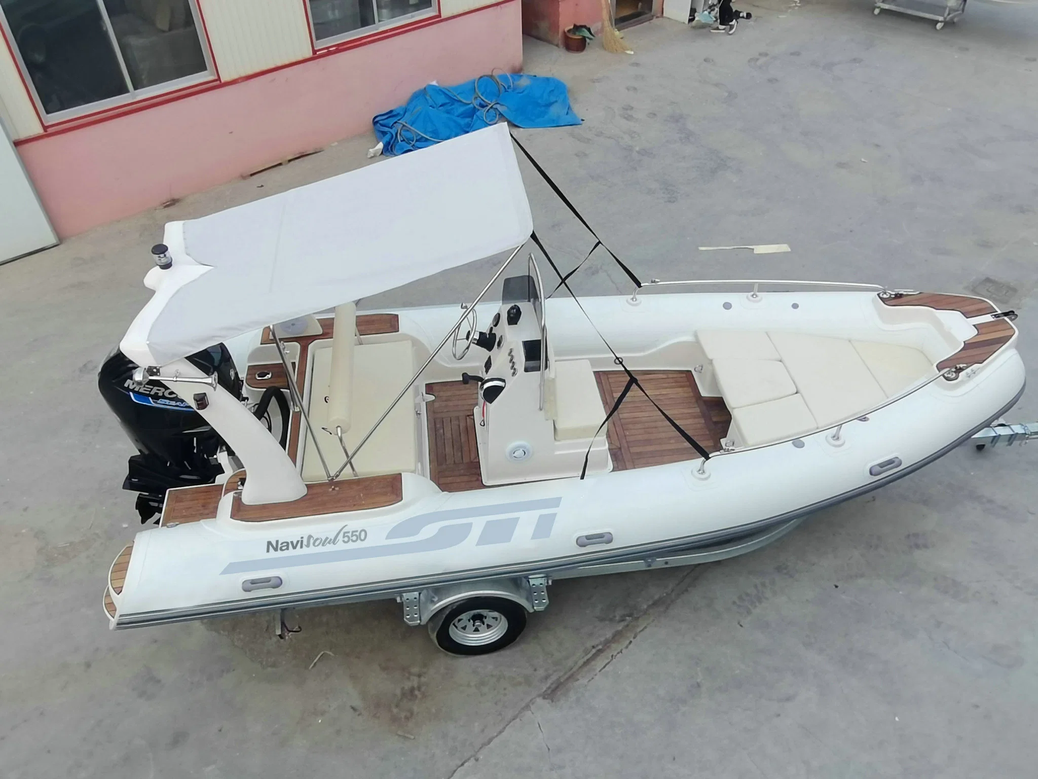 5.5m/18feet Deluxe Rib Boat/Power Boat/Motor Boat/Speed Boat/Fishing Boat