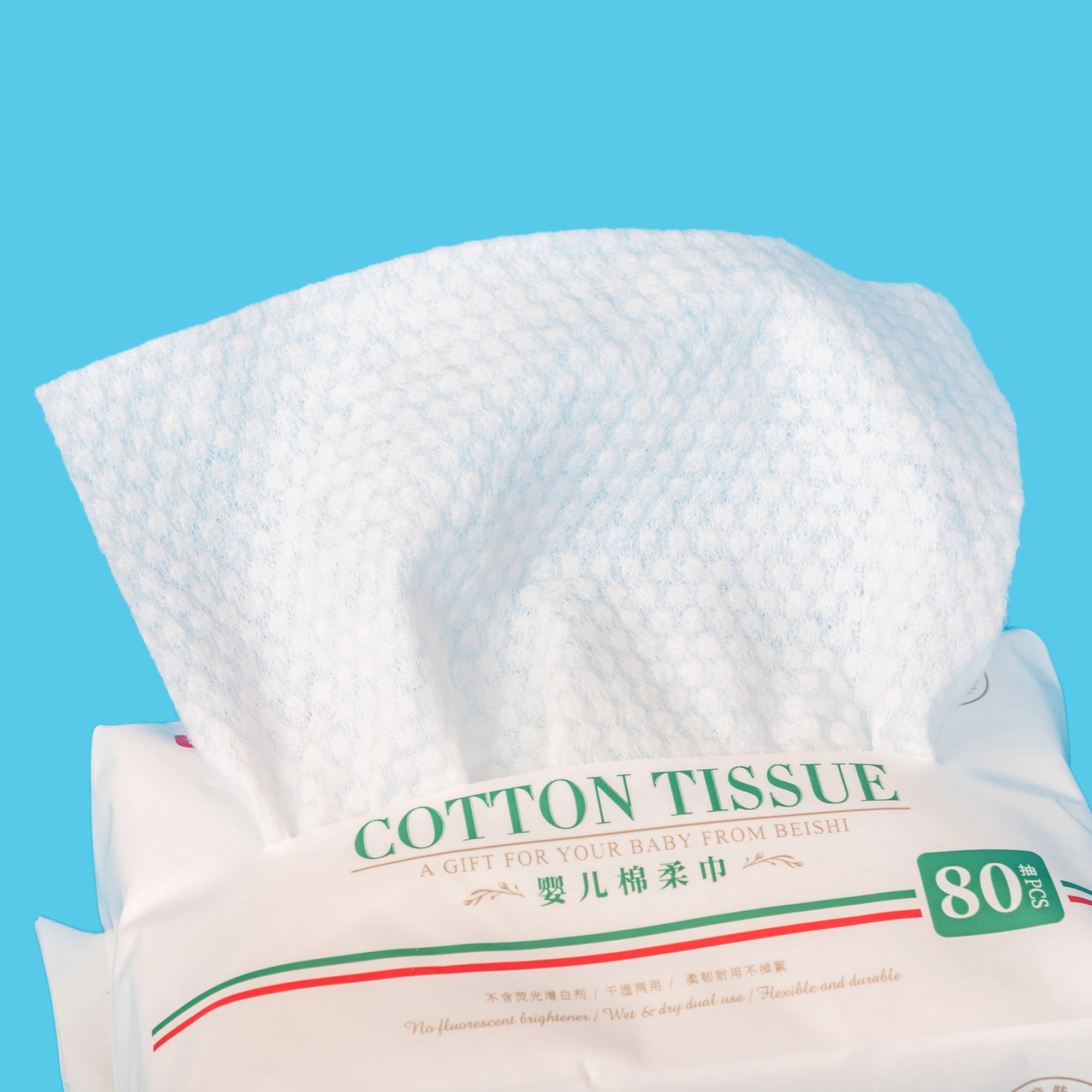 Organic Cotton Disposable Manufacturer Wholesale/Supplier Baby Wet Wipe Facial Tissue