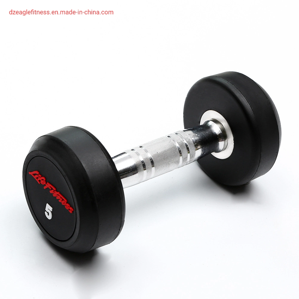 Life Fitness Rubber Weights Dumbbells