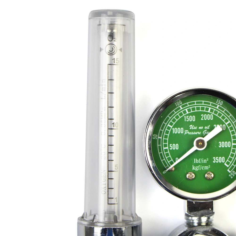 Medical Oxygen Flow Meter Regulator with Humidifier for Cylinder