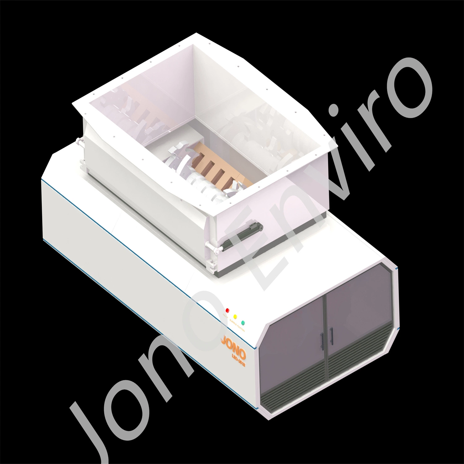 2022 Jono New Design Hot Selling Solid Waste Shredding Equipment Waste Solution