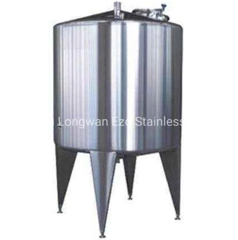 Stainless Steel Jacketed Milk Pressure Vessel Water Storage Mixing Homogenizing Pasteurizing Blender Reactor Buffer Mixer Cooling Melting Bulk Tank