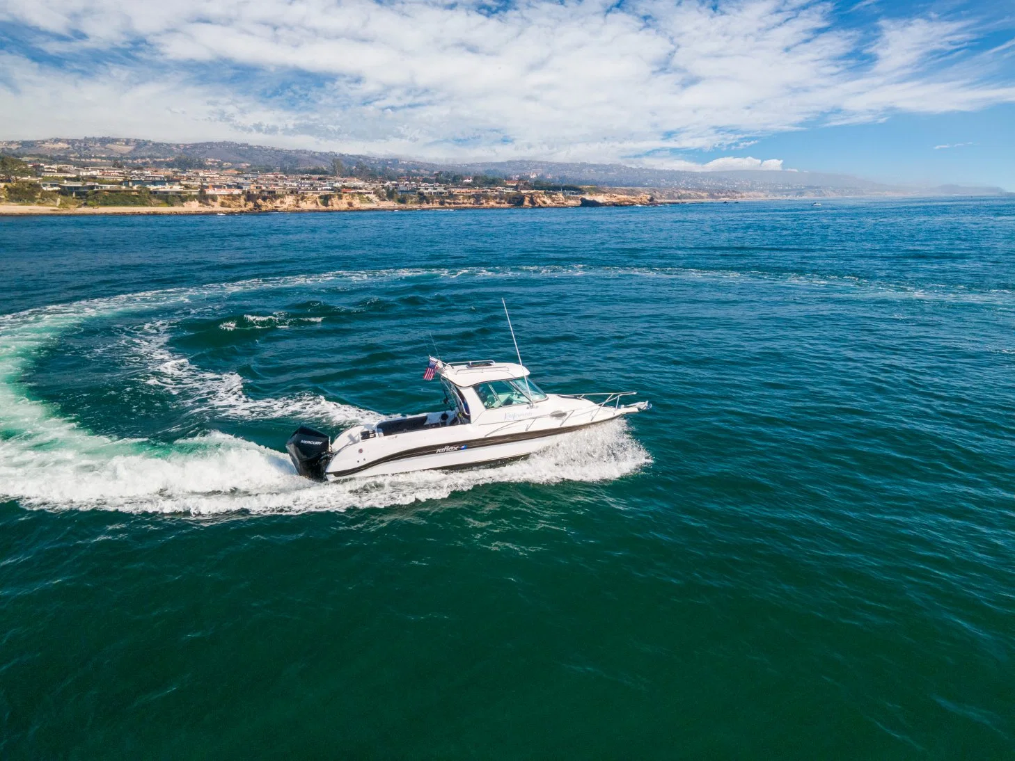 7,2m 24 PIES de longitud 705ht velocidad del motor de potencia Pesca de lujo Barco/yate en venta con 8 personas