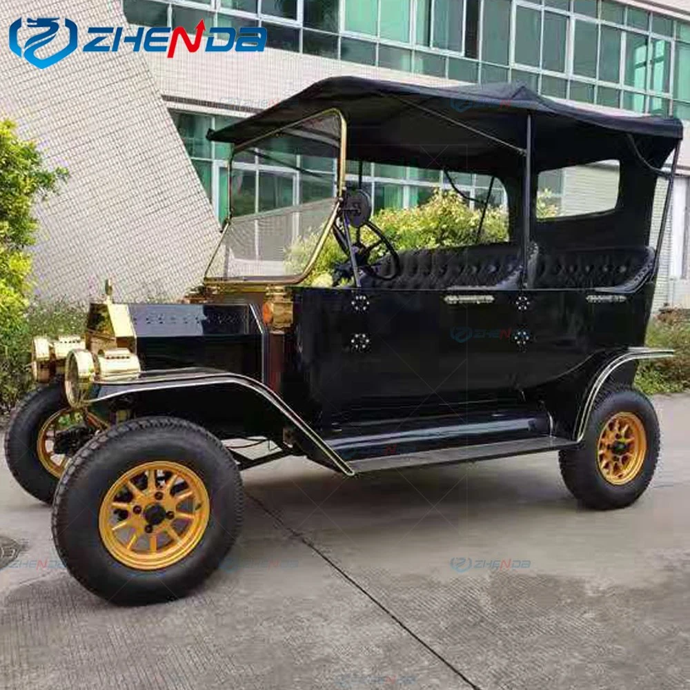 New Mold Sightseeing Bus Classic Electric Vintage Car Retro Sedan for Resort Hotel Sightseeing Tourism Wedding