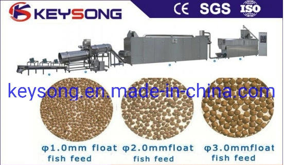 Twin Extruder Pet Food Fish Food Processing Line