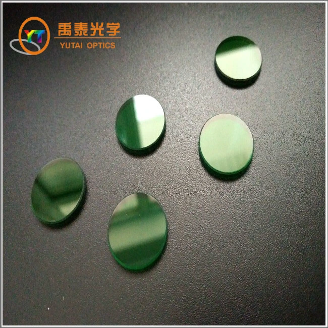 Diameter 10 15 20mm Green Color Glass Optical Filters