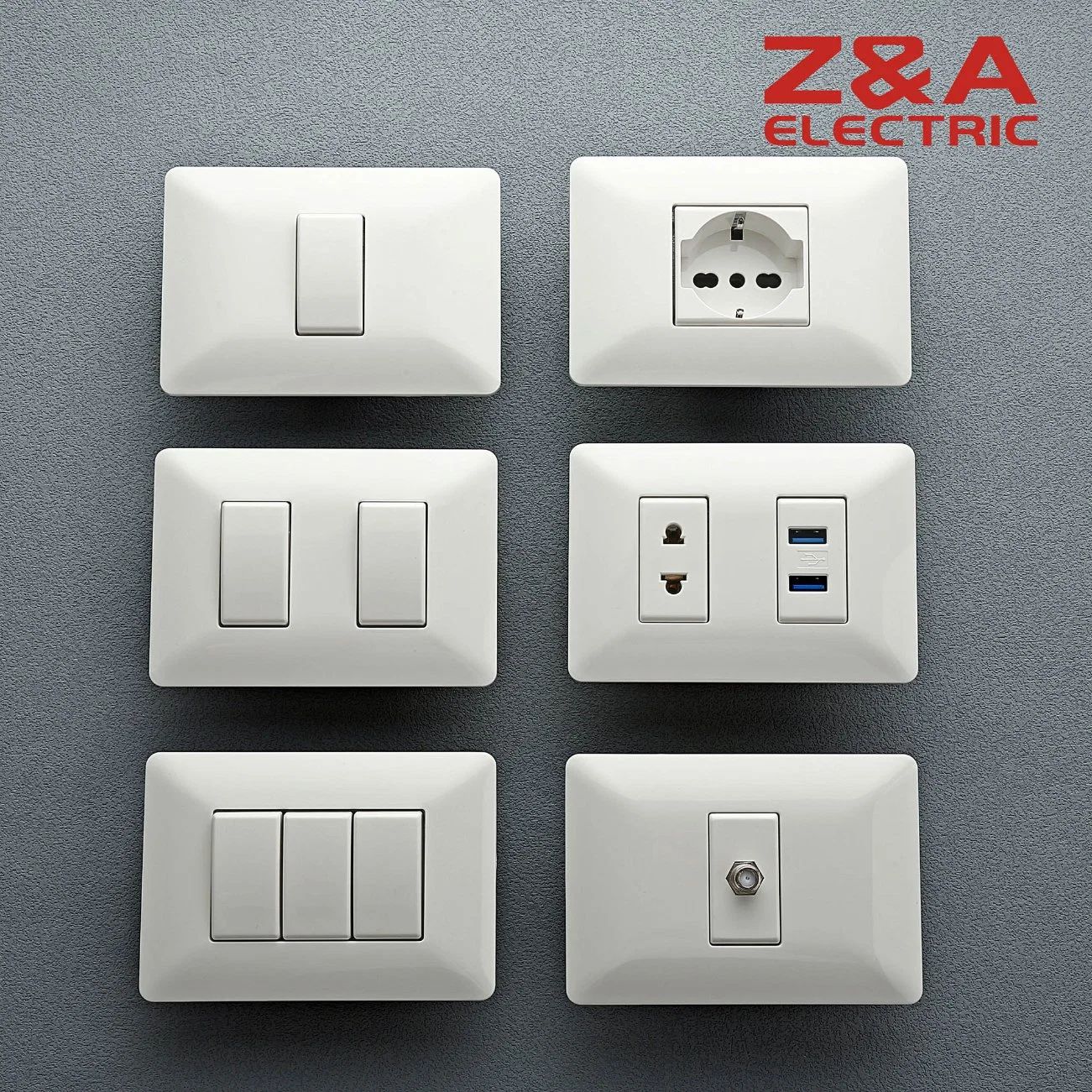 China Luz preço de fábrica Home PC Eléctrico Material interruptores na parede