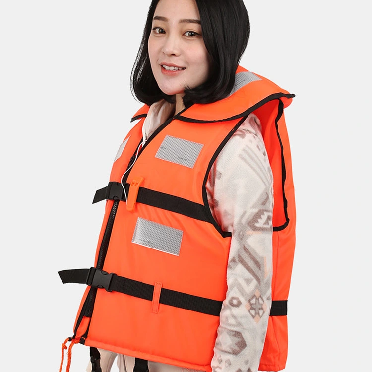 Suitable Beautiful Big Collar Life Jacket Large Buoyancy Life Vest