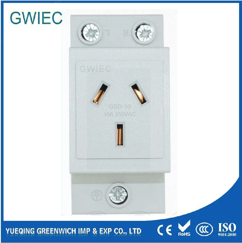 وحدة نمطية UEU لـ OEM 440V Gwiec 16 AMP Modular Switch Au مقبس قضيب DIN GPO المُثبَّت على DIN