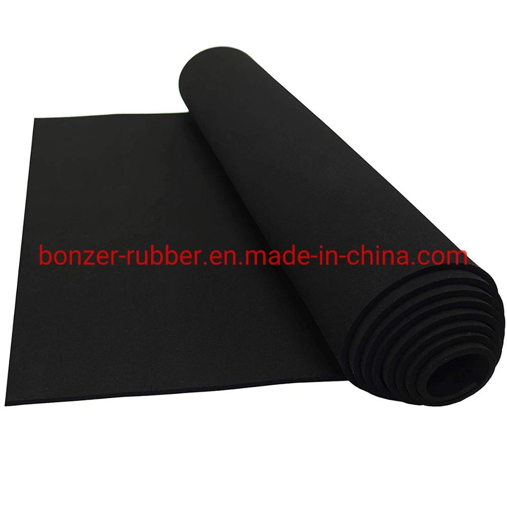 China Manufacturer Customized Waterproof SBR Roll Rubber Flooring Mat Sheet