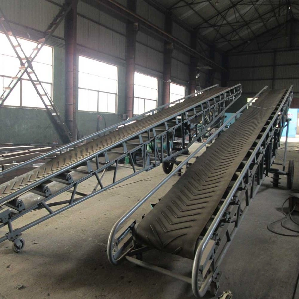 Inclined Mobile Conveyor Belt Machine