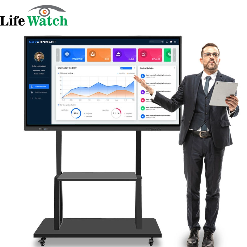 86-Inch 4K Windows OPS TV LCD Interactive Whiteboard Manufacturer