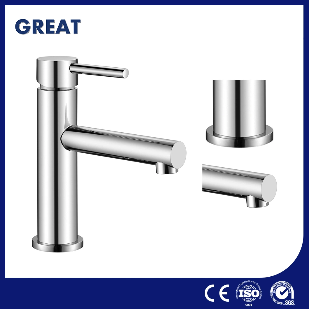 Great Bathroom Single Handle Faucet Suppliers OEM Customized Vessel Sink Faucet Gl32101A321 Single Lever Basin Faucet Self Closing Time Delay Water Basin Tap