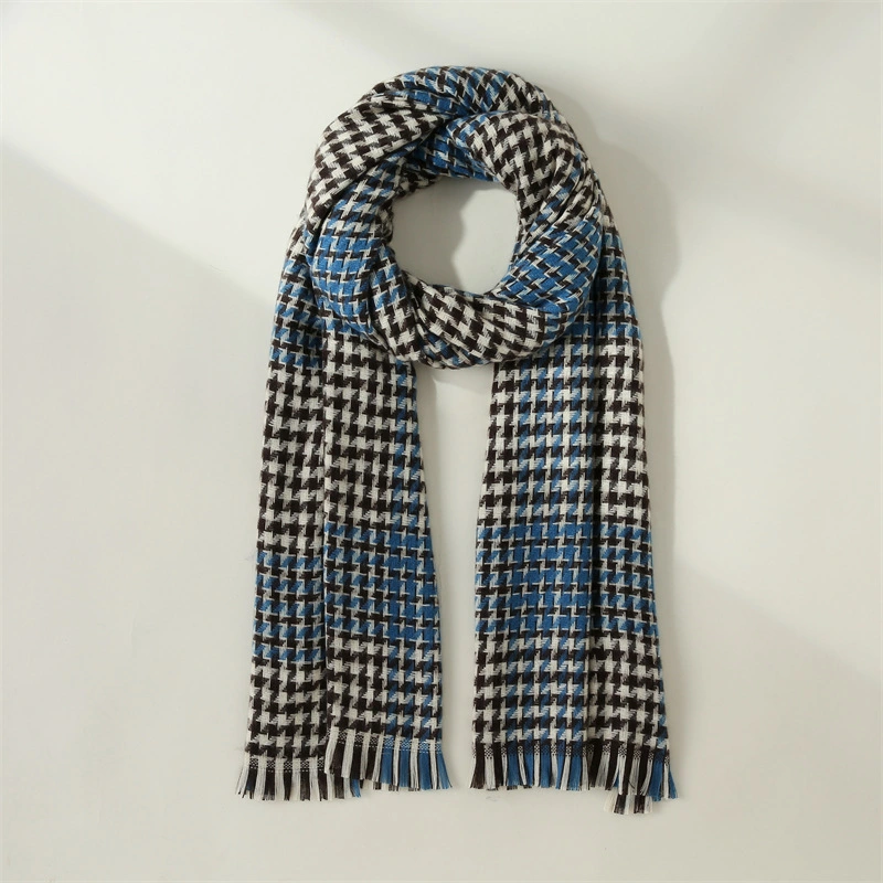 Unisex Style Winter Warm Plaid Fashion Style Scarf